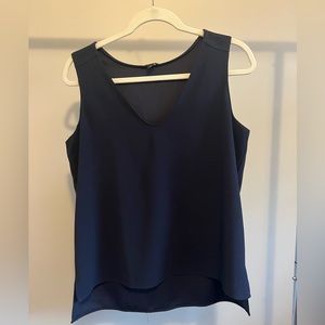 Ann Taylor Navy Summer Blouse
